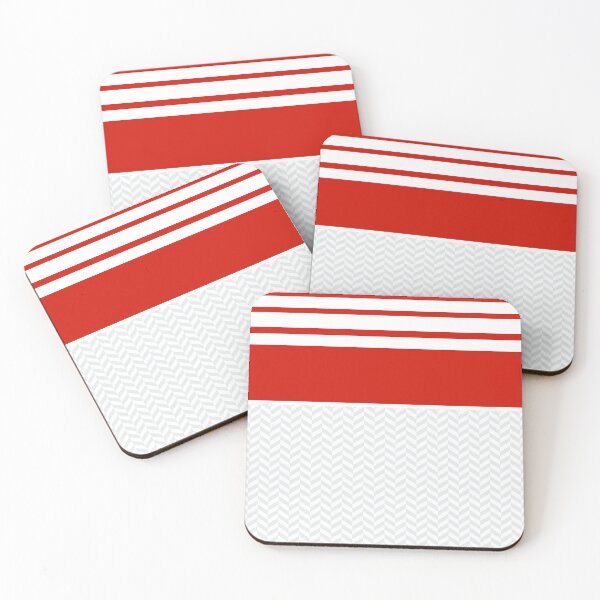 Item preview, Middlesbrough Retro Red White Hooped Third Away 1988 - 90 designed and sold by Sporting Colour.