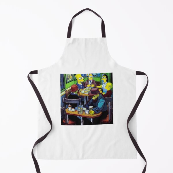 Item preview, Van Gogh Simpsons sitting in the cafe designed and sold by osssoconcept.