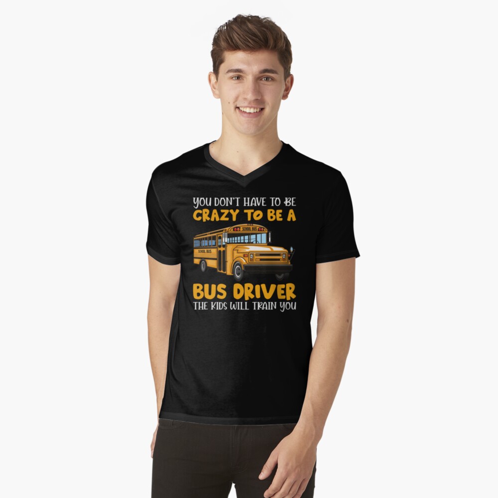 Anyone Can Drive Drivers Gifts Funny School Bus Driver Shirt - TeeUni