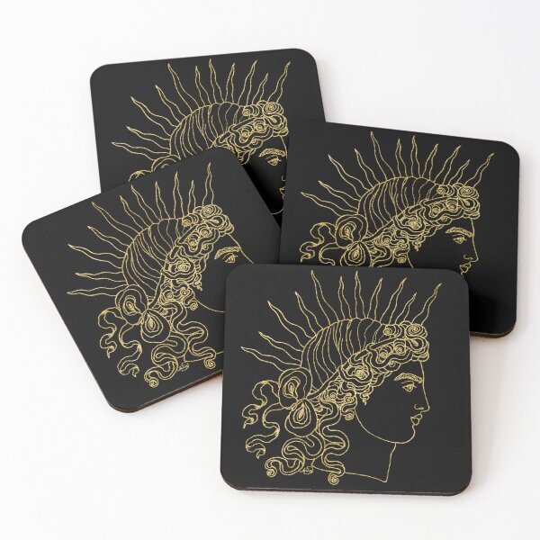 Item preview, Apollo cameo black & gold alike designed and sold by Milan Kovacevic.