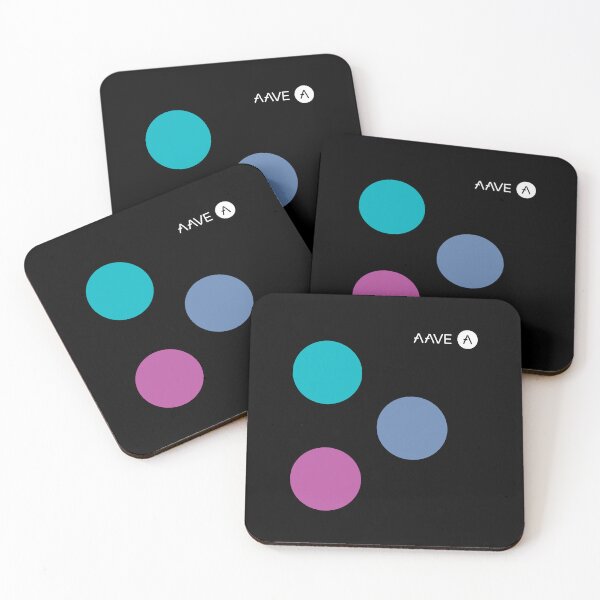 Item preview, Aave AAVE Crypto ALtcoin - Unique Playful Design designed and sold by CryptoMoods.
