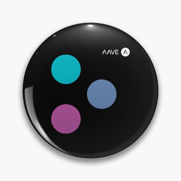 Item preview, Aave AAVE Crypto ALtcoin - Unique Playful Design designed and sold by CryptoMoods.