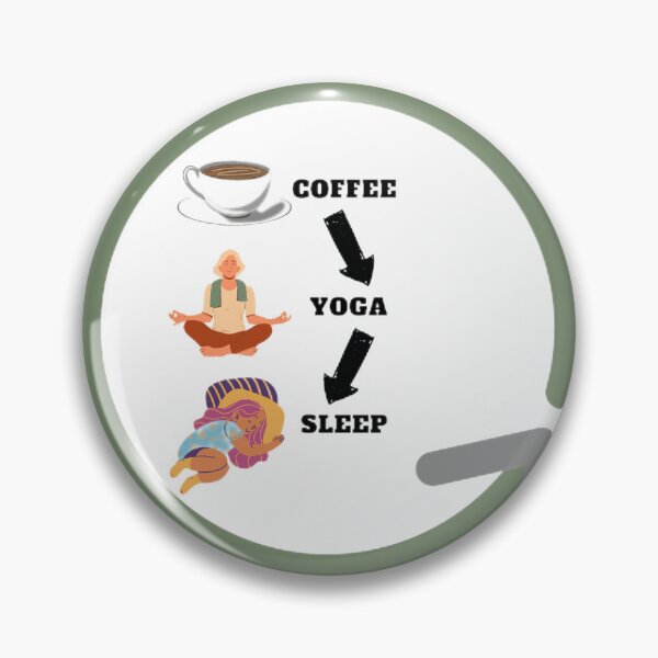 Item preview, Copy of Coffe yoga sleep, repeat design designed and sold by SenhajiWorld.