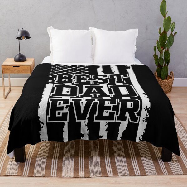 Item preview, Best Dad With Us American Flag designed and sold by Sunset Design.