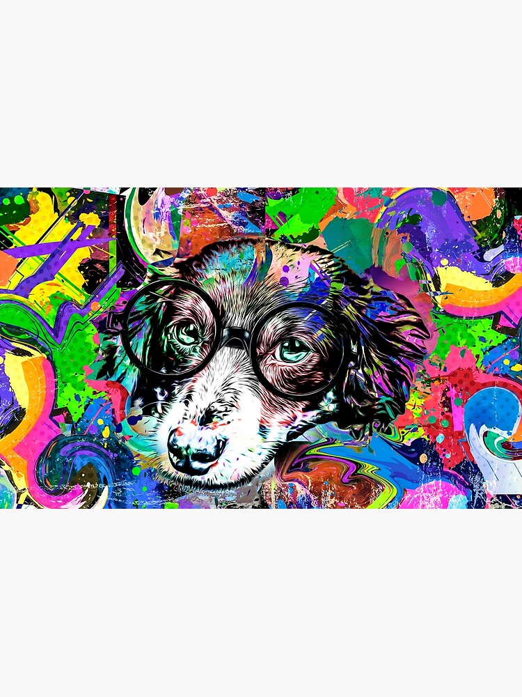 "Paint dog" Poster for Sale by ZipZup Redbubble
