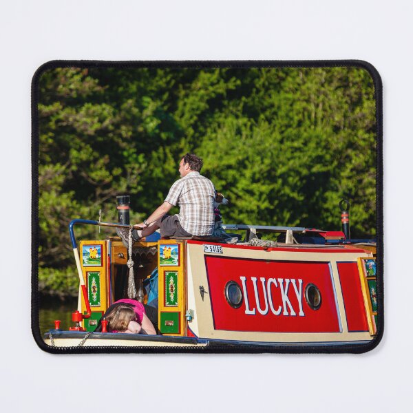 Item preview, Narrow boat on the river Thames designed and sold by Dalyndigital Photography.
