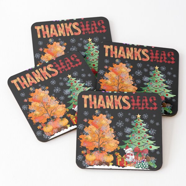 Item preview, Funny Happy Thanksmas Cute Thanksgiving and Christmas Trees designed and sold by ZANNIX.