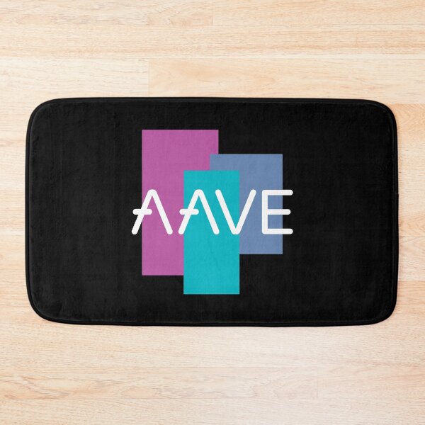 Item preview, Aave AAVE Crypto Altcoin - Abstract Colourful Forms designed and sold by CryptoMoods.