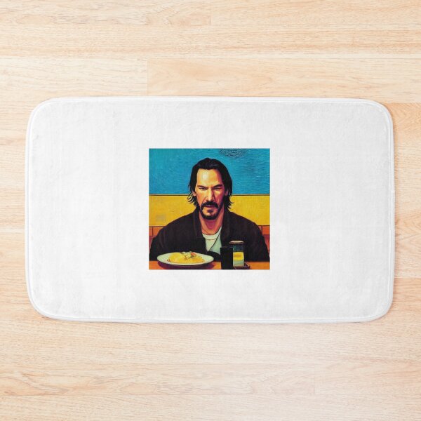Item preview, Keanu Reeves in cafe by Van Gogh designed and sold by osssoconcept.