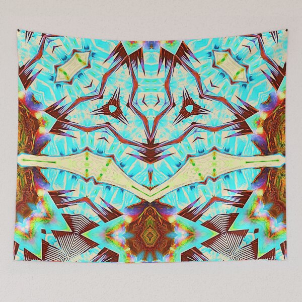Item preview, DEEP AND LUMINOUS NATIVE AMERICAN SPIRITUAL VIBRATIONS TO INSPIRE PEACE AND LOVE - ART PAINTING MODERN AND MYSTIC EXPRESSION. designed and sold by Ralek.