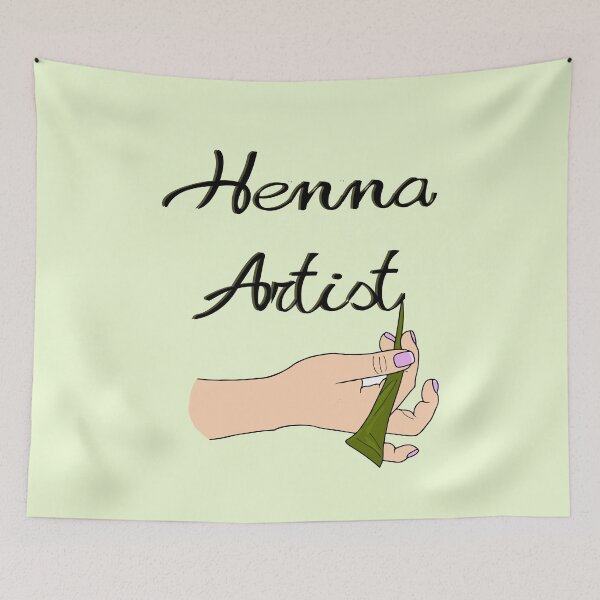 Item preview, Henna Artist with Henna Cone designed and sold by HennaArtista.