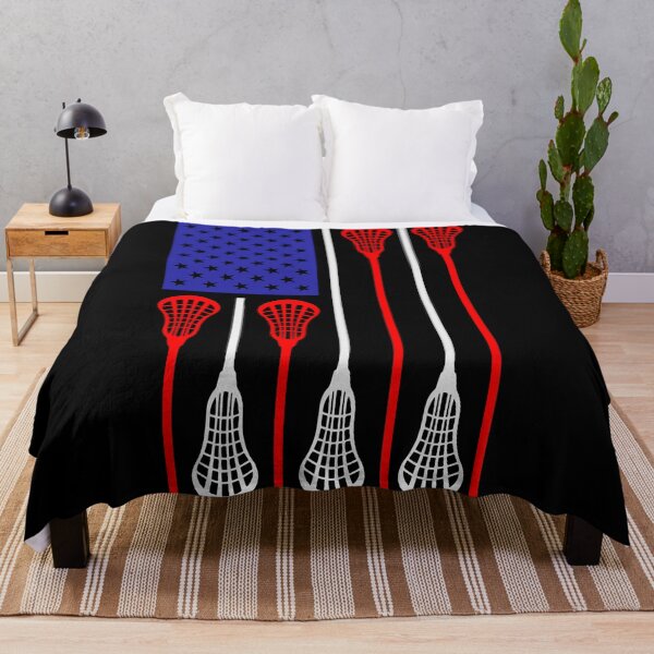 Item preview, Lacrosse USA Flag Lacrosse Player designed and sold by Sunset Design.