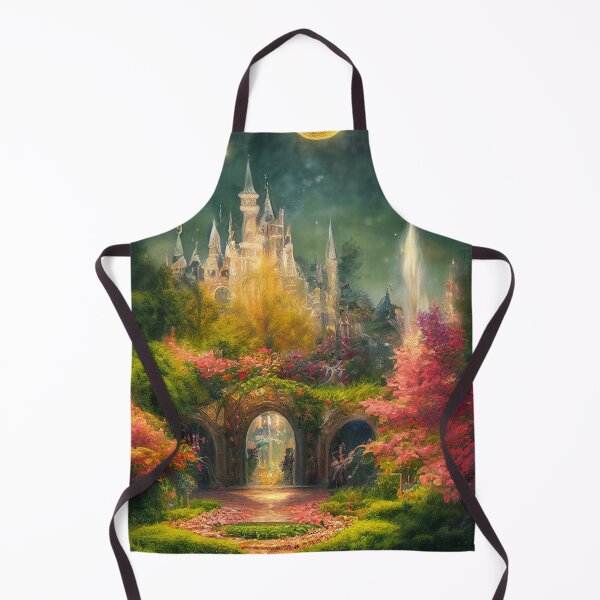 Item preview, Night Castle, Magic Fountain, Fairy Garden designed and sold by SunDoor Art.