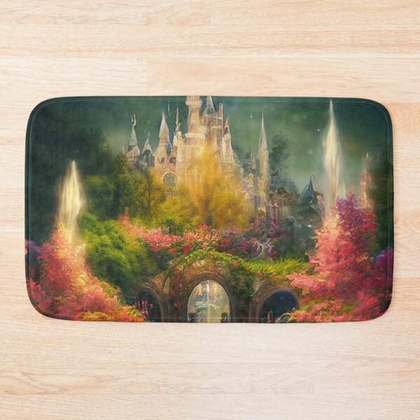 Item preview, Night Castle, Magic Fountain, Fairy Garden designed and sold by SunDoor Art.