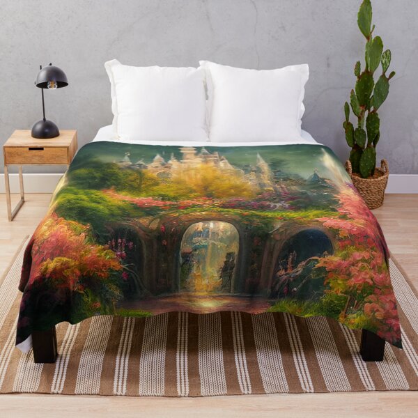 Item preview, Night Castle, Magic Fountain, Fairy Garden designed and sold by SunDoor Art.