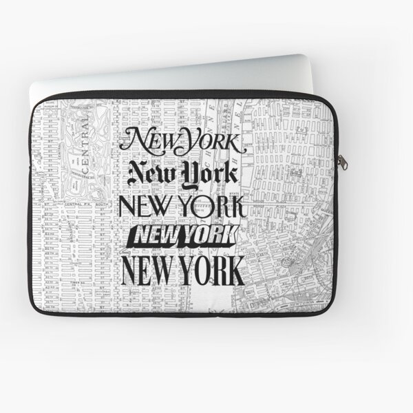 Item preview, New York City - Vintage Street Map Typography designed and sold by MotivatedType.