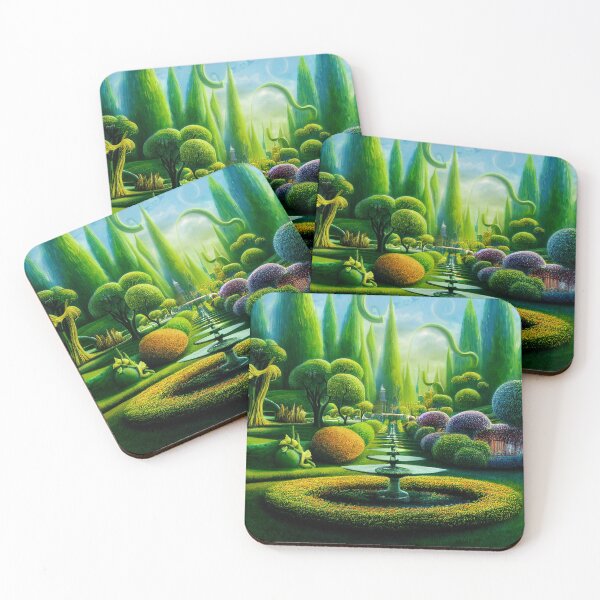 Item preview, Fairy Tale Garden, Green garden, Fantasyland designed and sold by SunDoor Art.