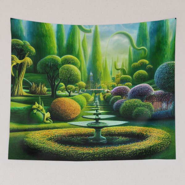 Item preview, Fairy Tale Garden, Green garden, Fantasyland designed and sold by SunDoor Art.
