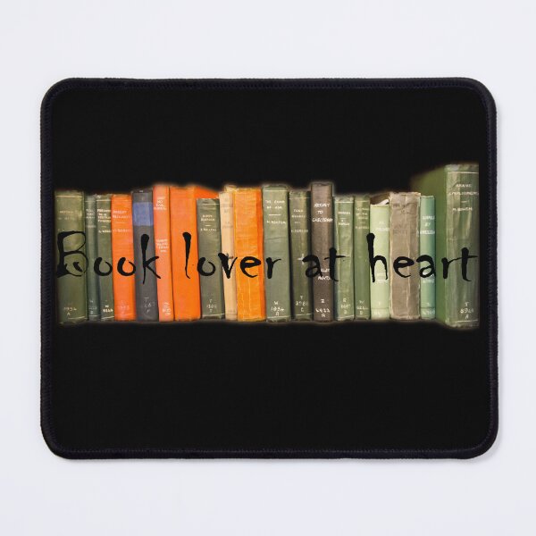 Item preview, Book lover at heart! designed and sold by shaynetwright.