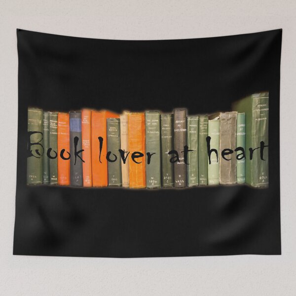 Item preview, Book lover at heart! designed and sold by shaynetwright.