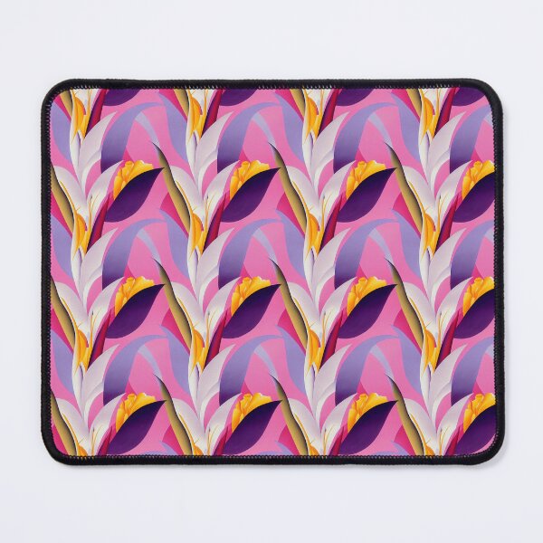 Item preview, Yellow Rose Pattern on a Pink Background  designed and sold by DesArtStudio.