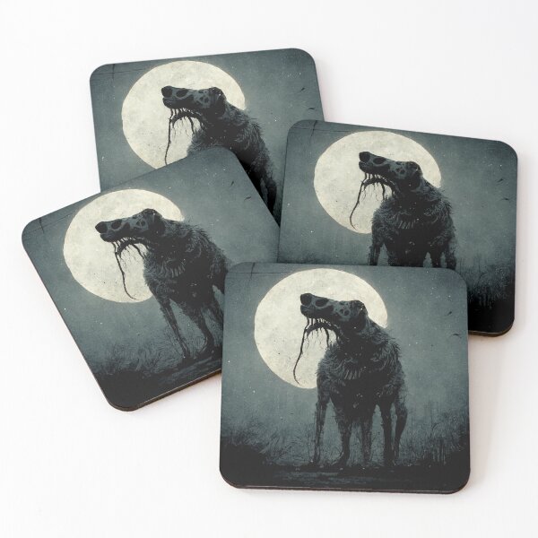 Item preview,  Scary dog beast at night.  designed and sold by Maniock.