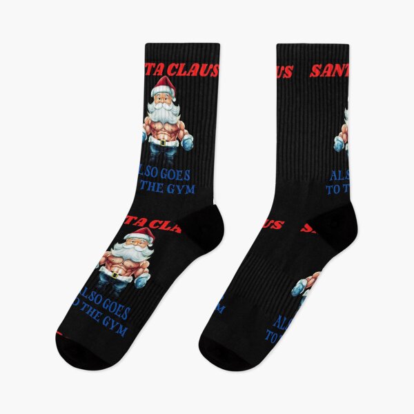 Item preview, Santa Claus Also Goes To The Gym designed and sold by netdota.