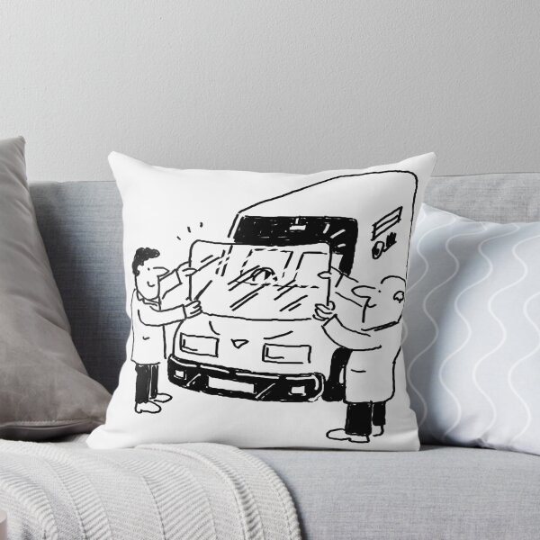 Item preview, Windscreen Repairs Illustration - Two Men are Replacing a Vehicle Windscreen designed and sold by NigelSutherland.