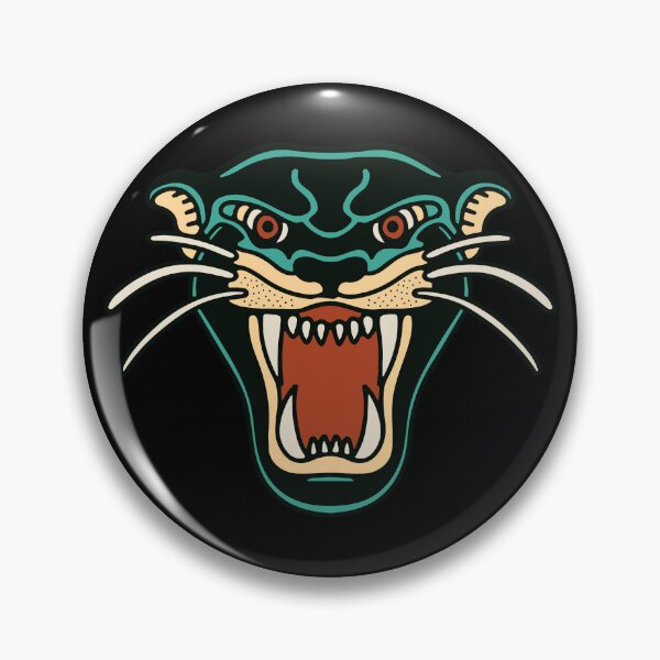 Item preview, Vintage Panther Angry big cat designed and sold by Mansn.