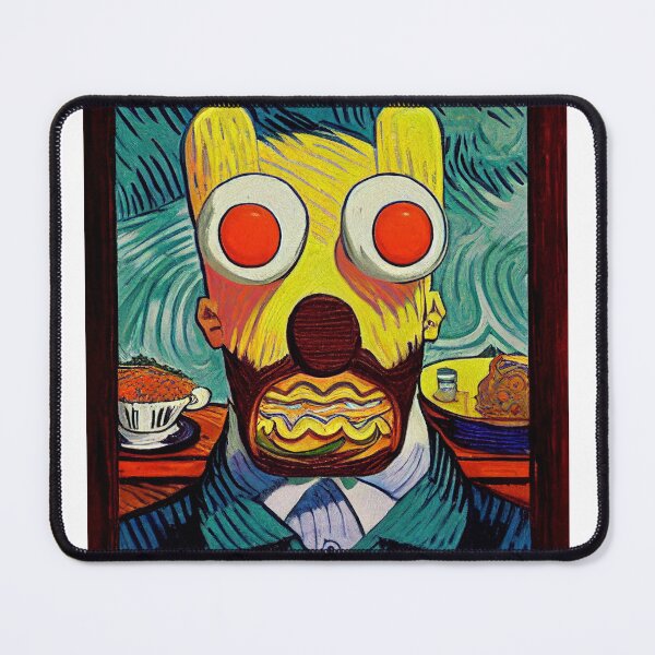 Item preview, Simpsons in the cafe by Van Gogh designed and sold by osssoconcept.