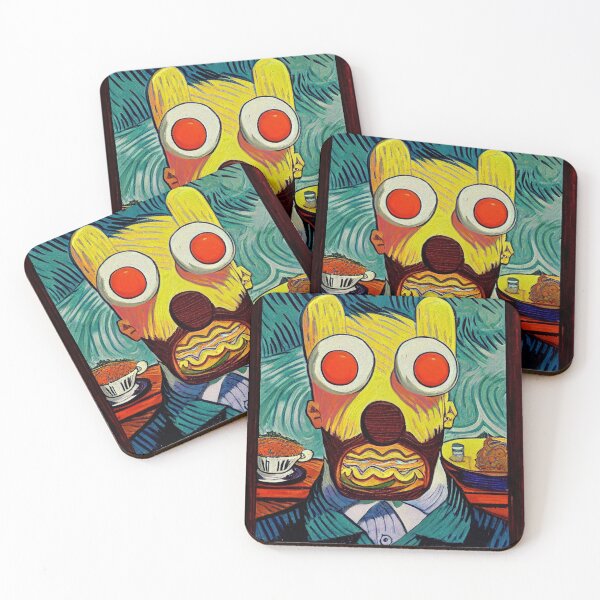 Item preview, Simpsons in the cafe by Van Gogh designed and sold by osssoconcept.