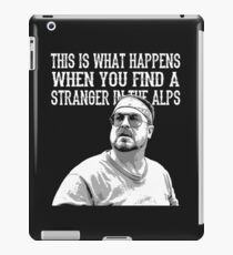 A Stranger in the Alps iPad Case/Skin
