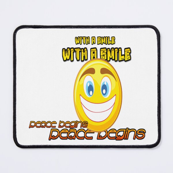 Item preview, Peace begins with a smile designed and sold by atomsama.