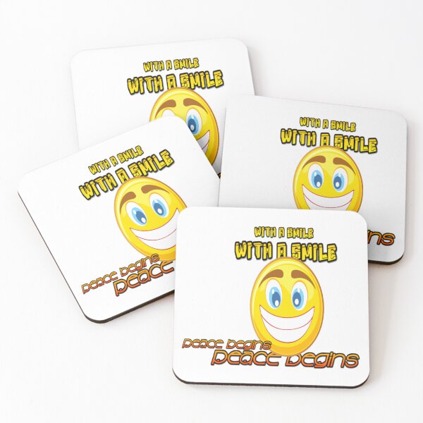 Item preview, Peace begins with a smile designed and sold by atomsama.