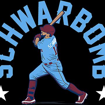 Kyle Schwarber - Schwarbomb Logo - Philadelphia Baseball Premium T-Shirt