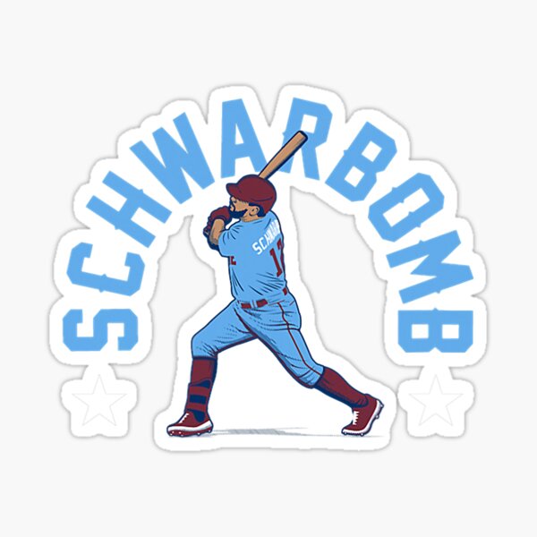 Philadelphia Phillies Sticker Rhys Hoskins Bat Slam Sticker 