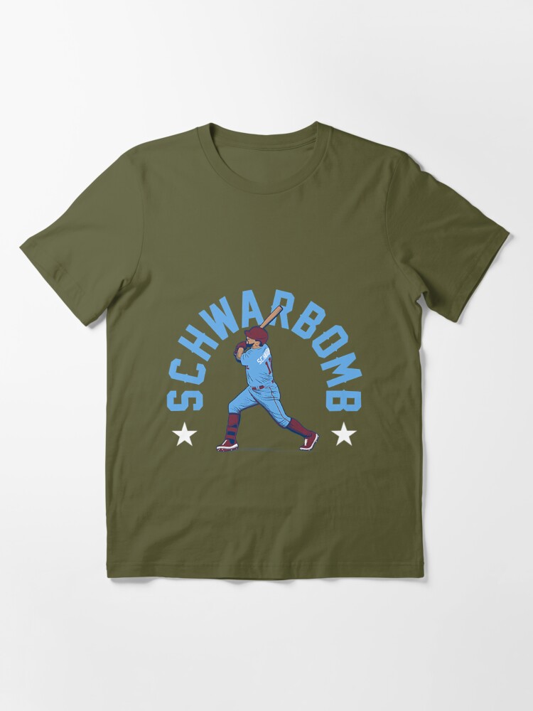 Kyle Schwarber: schwarbomb Philly, Adult T-Shirt / Extra Large - MLB - Sports Fan Gear | breakingt