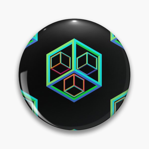Item preview, OPTICAL ILLUSION LIGHT COLORFUL CUBES designed and sold by sailorsam1805.