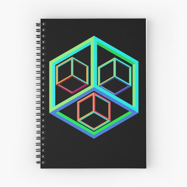 Item preview, OPTICAL ILLUSION LIGHT COLORFUL CUBES designed and sold by sailorsam1805.