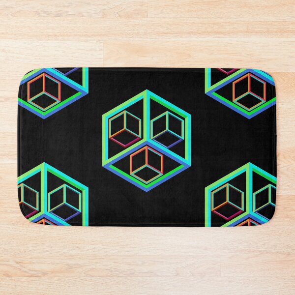 Item preview, OPTICAL ILLUSION LIGHT COLORFUL CUBES designed and sold by sailorsam1805.