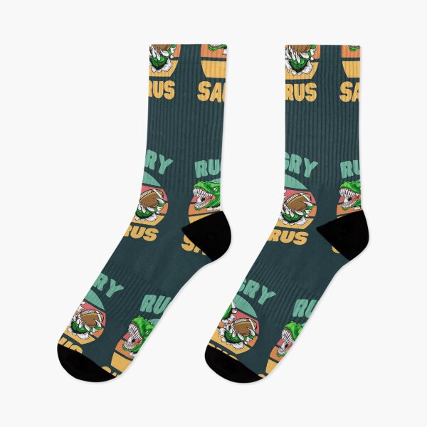 Item preview, Rugry Saurus: T-rex Loves Rugby designed and sold by Keep Smiling.