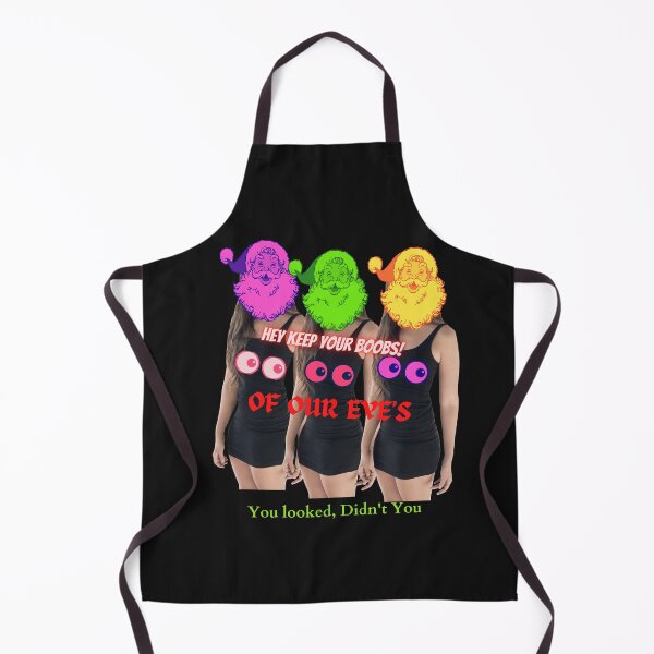Item preview, 3 Santa girls: Hey, Keep your boobs of our eyes. You looked, didn't you! designed and sold by Reubens-Art.