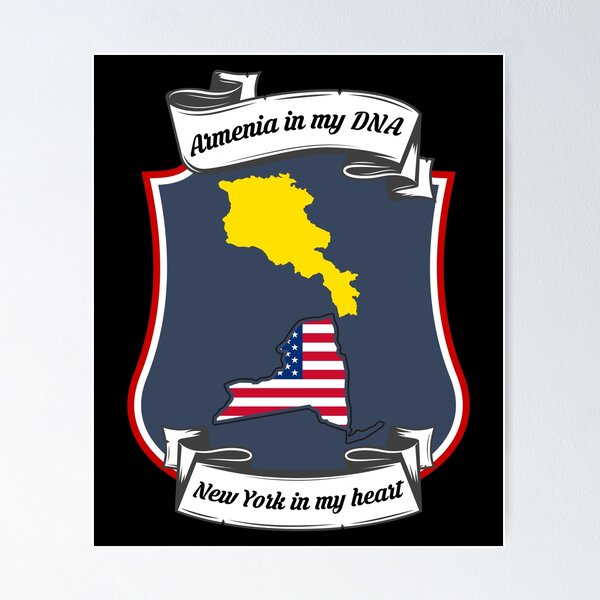 Item preview, Armenia in my DNA, New York in my heart Heritage designed and sold by Tony ⭐⭐⭐⭐⭐.