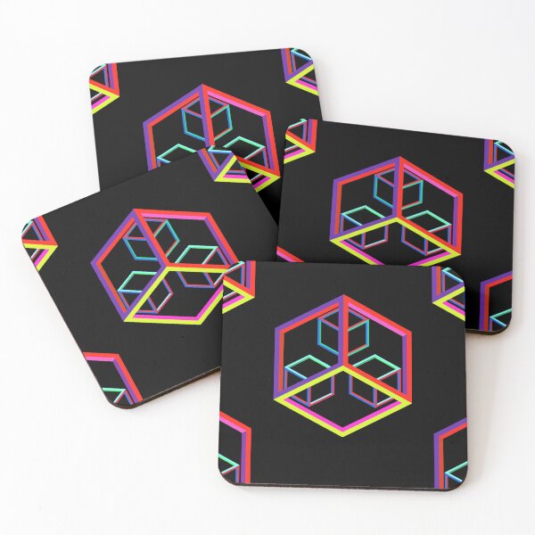 Item preview, COLORFUL OPTICAL ILLUSION LIGHT CUBES designed and sold by sailorsam1805.