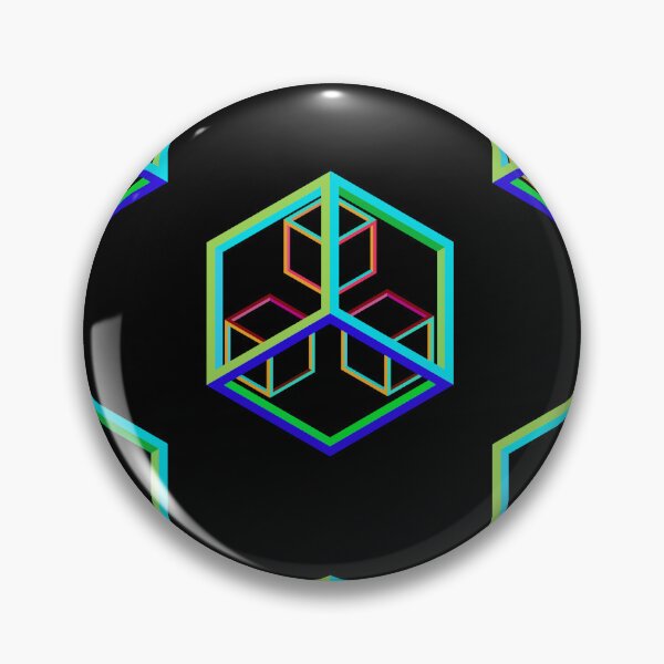 Item preview, OPTICAL ILLUSION LIGHT COLORFUL CUBES designed and sold by sailorsam1805.