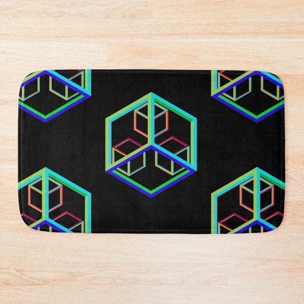 Item preview, OPTICAL ILLUSION LIGHT COLORFUL CUBES designed and sold by sailorsam1805.