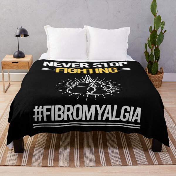 Item preview, Never Stop Fighting With Fibromyalgia designed and sold by StoreHornedFace.