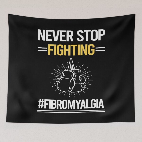 Item preview, Never Stop Fighting With Fibromyalgia designed and sold by StoreHornedFace.