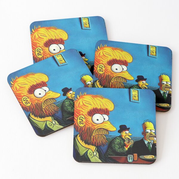 Item preview, Van Gogh and Simpsons in the cafe designed and sold by osssoconcept.