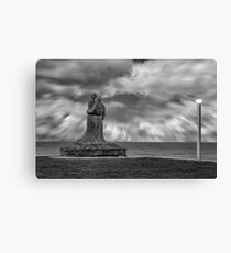 Vigil Sculpture - Kilmore Quay Wexford Canvas Print